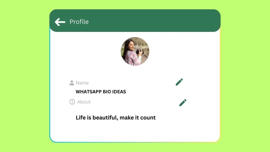 WhatsApp Bio Ideas