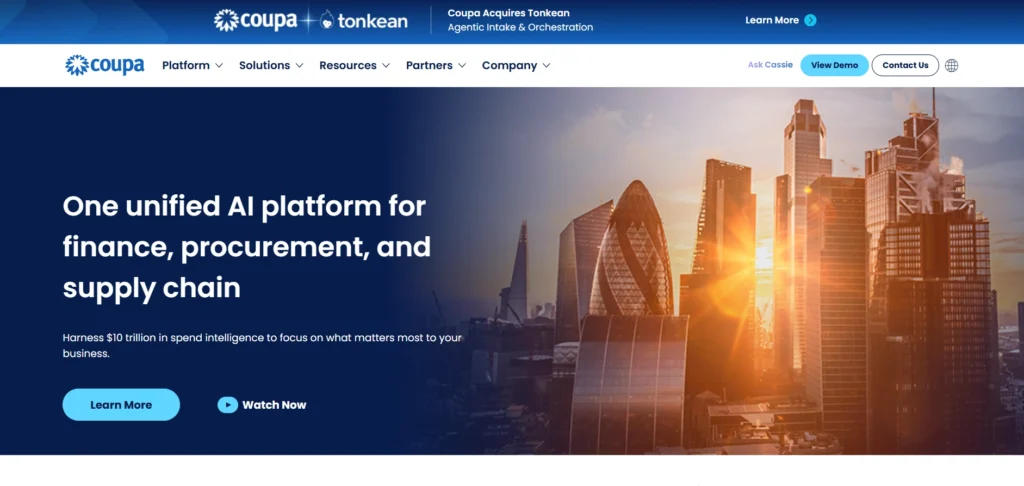 Supply Chain Management Software-Coupa Supply Chain Design & Planning