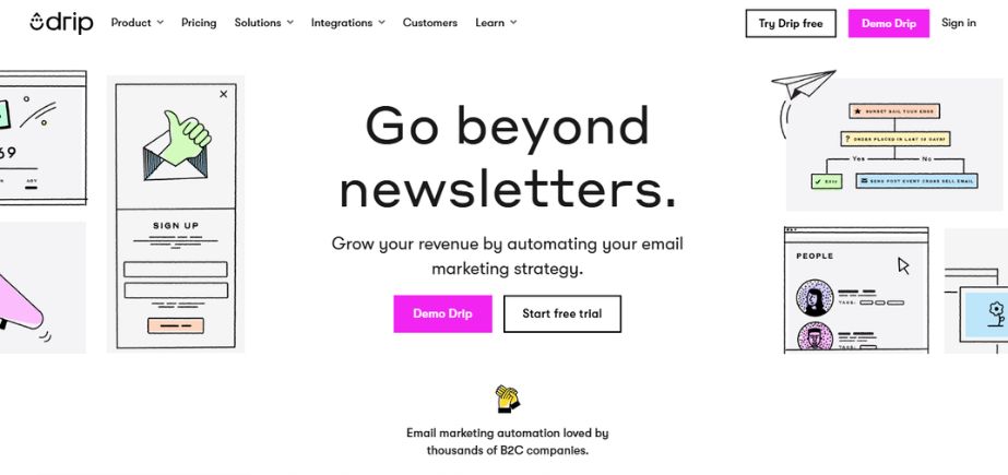 Marketing Campaign Management Software - drip