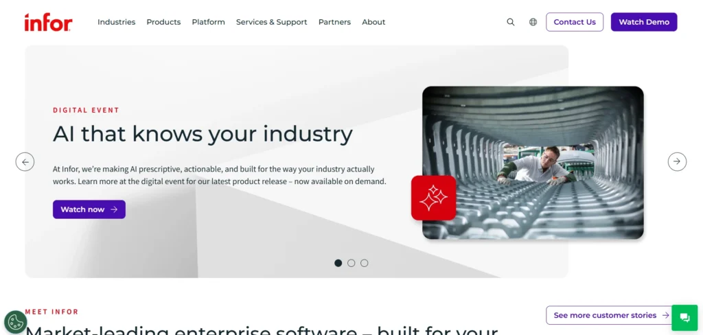 Supply Chain Management Software-Infor CloudSuite SCM