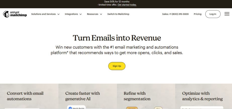 Marketing Campaign Management Software - mailchimp