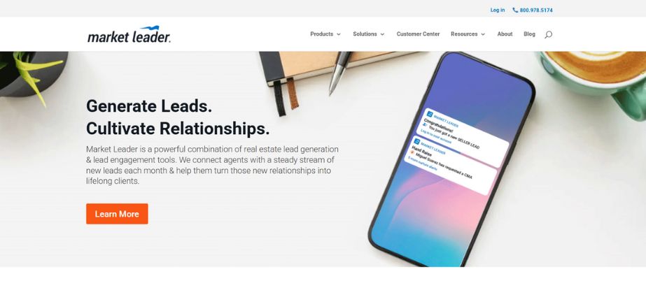 CRM software for real estate agents-market-leader