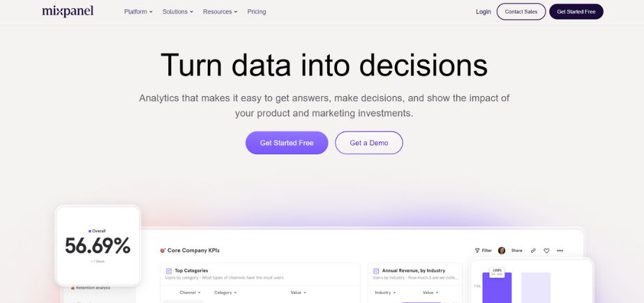 Mobile App Analytics Tools-mixpanel