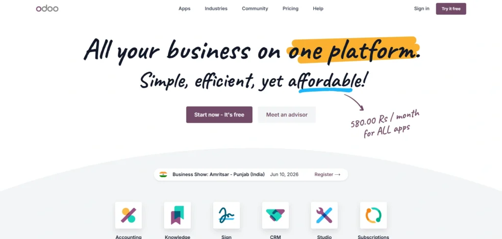Supply Chain Management Software-Odoo SCM