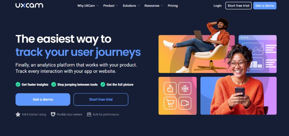 Mobile App Analytics Tools-uxcam