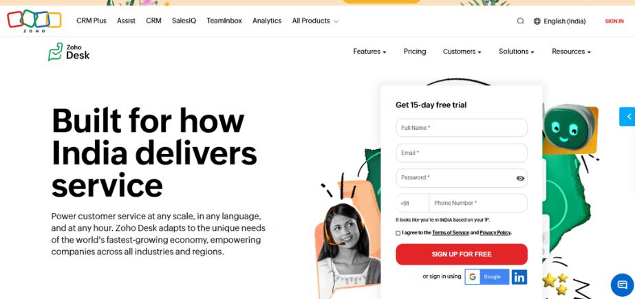 Helpdesk Ticketing Software - zoho