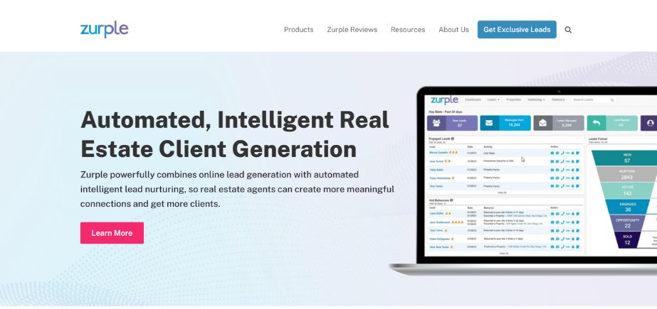 CRM software for real estate agents-zurple