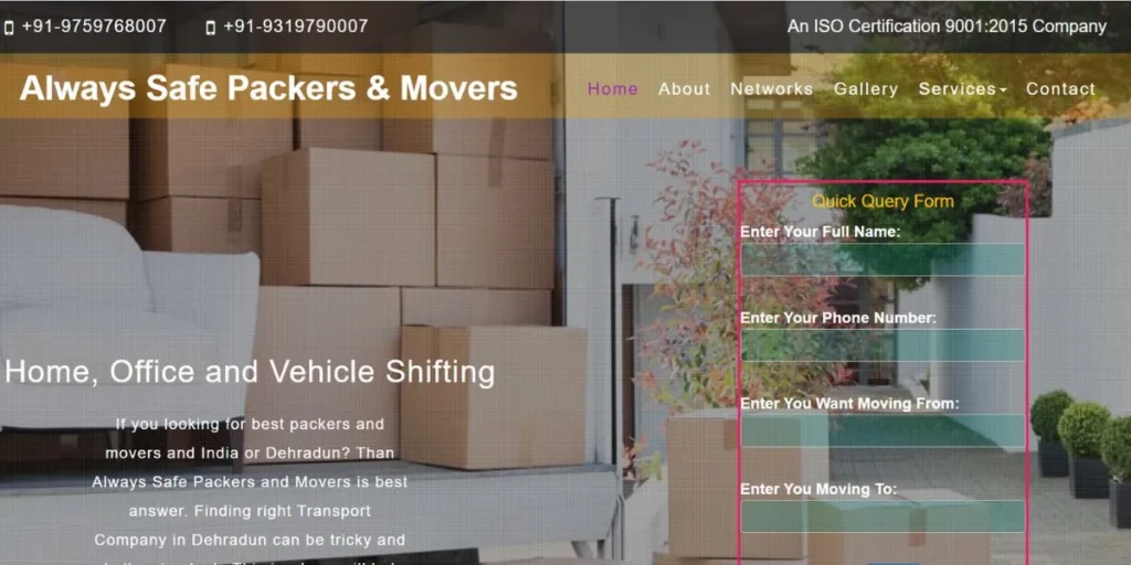 Packers and Movers in Dehradun