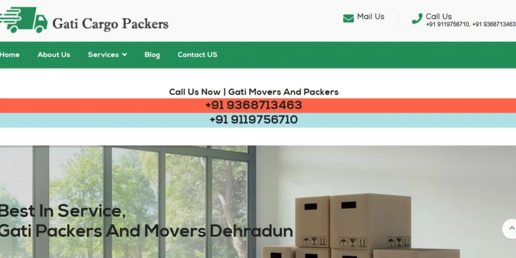 Packers and Movers in Dehradun