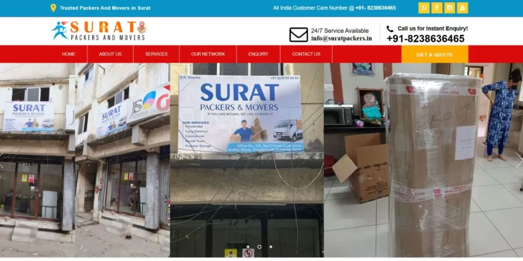 packers and movers in Surat