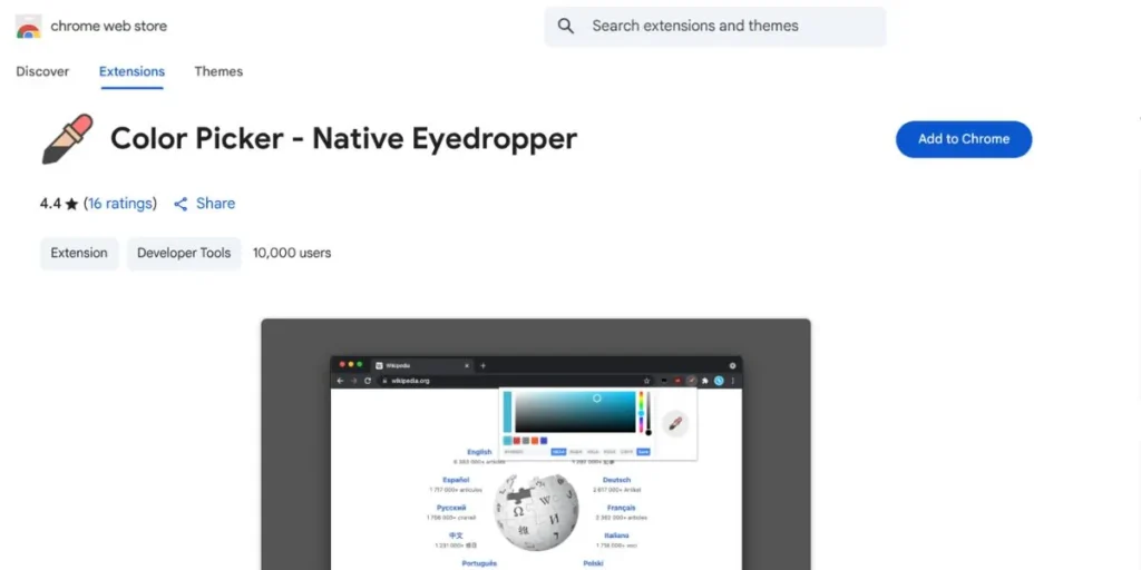 Chrome Extensions for Color Picker