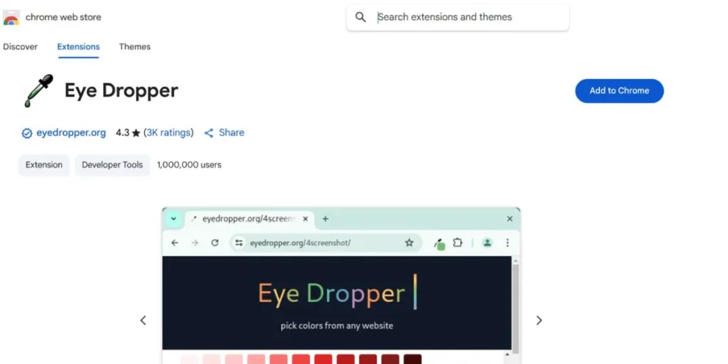 Chrome Extensions for Color Picker