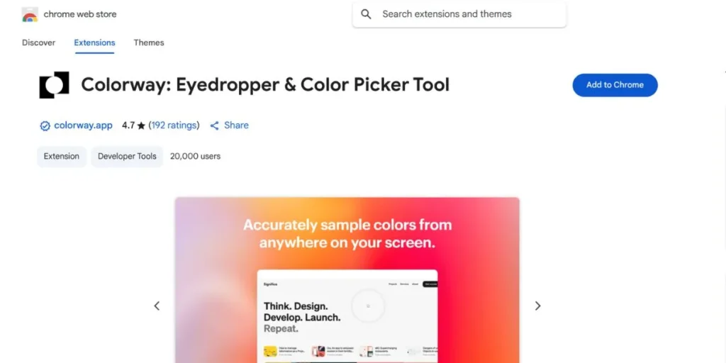 Chrome Extensions for Color Picker
