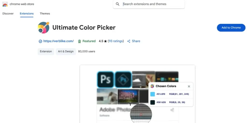 Chrome Extensions for Color Picker