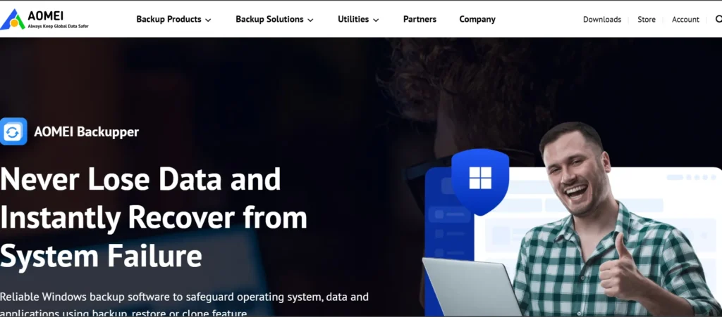 AOMEI Backupper - Hard drive cloning software
