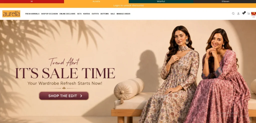 Clothing Franchise in India- Aurelia 