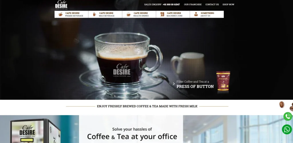 Vending Machine Franchise-Cafe Desire