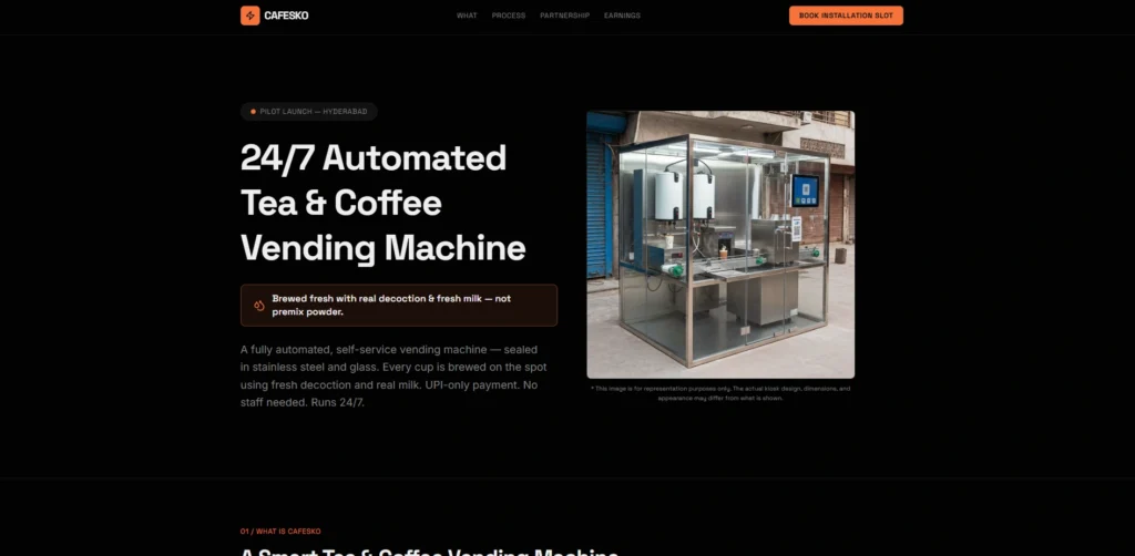 Vending Machine Franchise-Cafesko