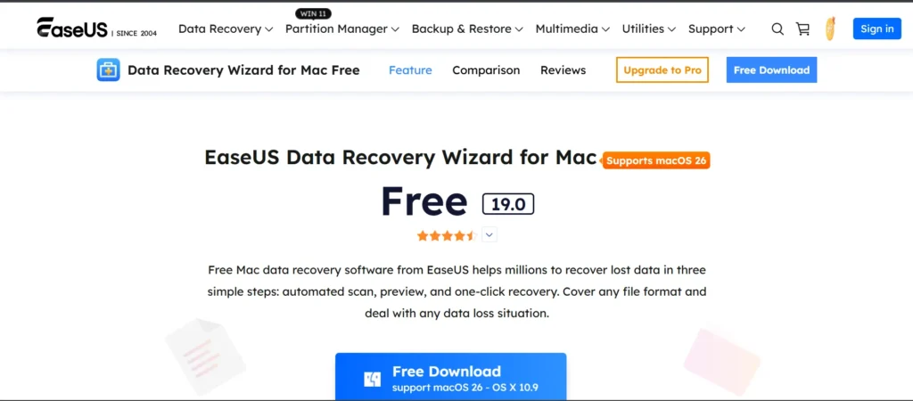 EaseUS Data Recovery Wizard for Mac - Data Recovery Software for Mac