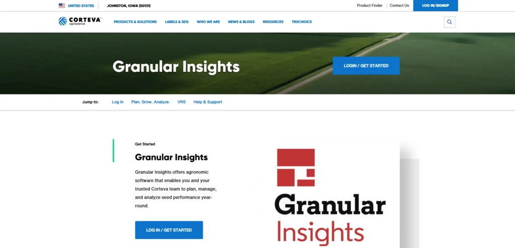 Granular-Crop Management Software