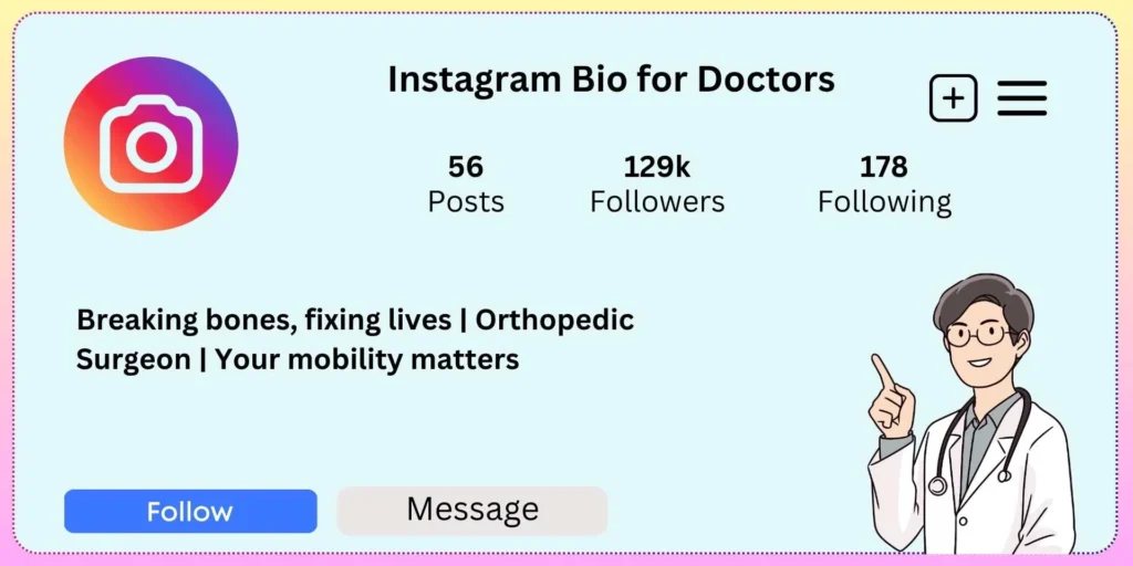 Instagram Bio for Doctors