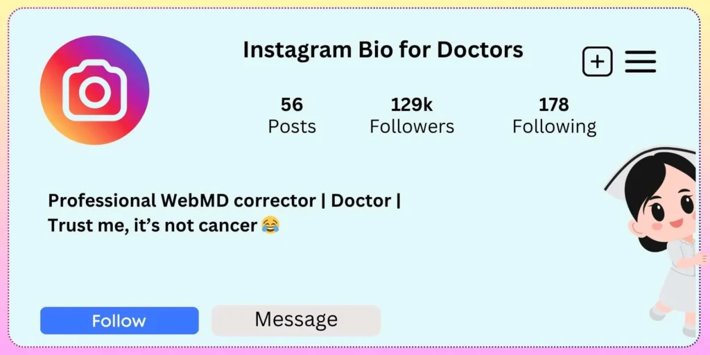 Instagram Bio for Doctors