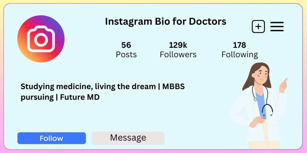 Instagram Bio for Doctors