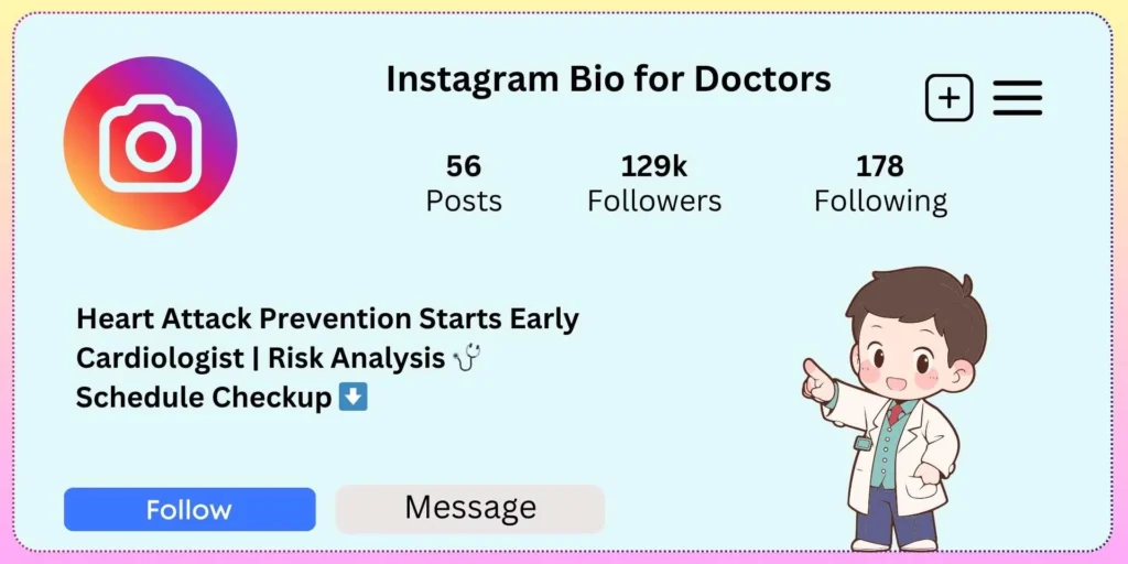Instagram Bio for Doctors
