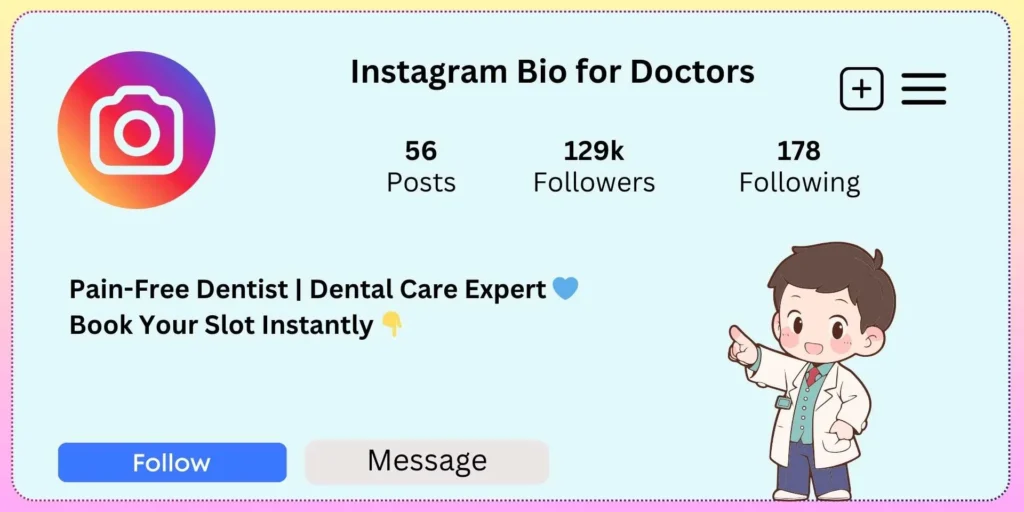 Instagram Bio for Doctors