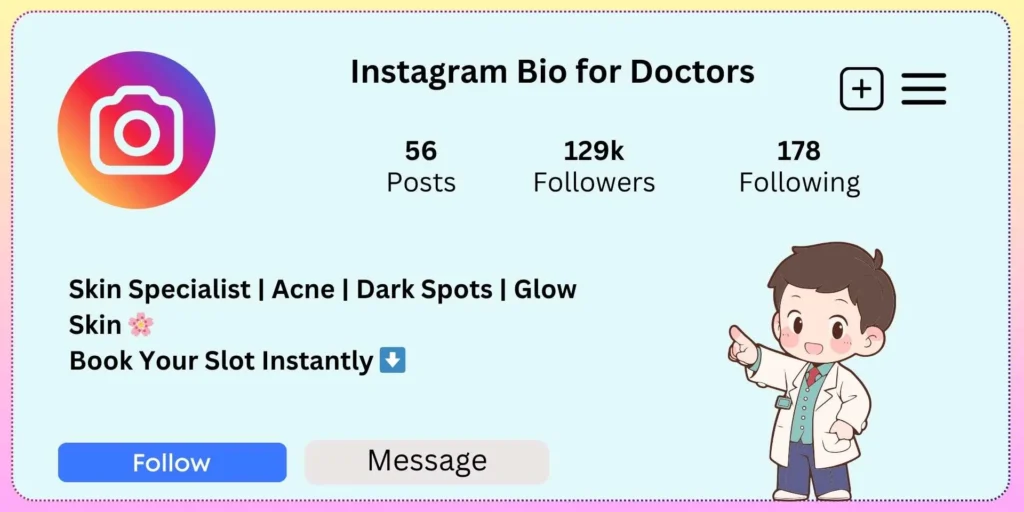 Instagram Bio for Doctors