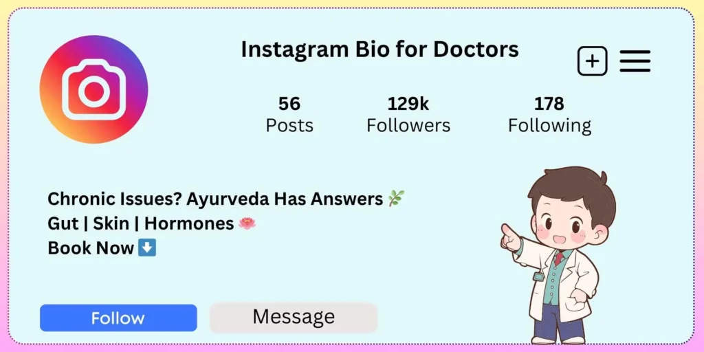 Instagram Bio for Doctors