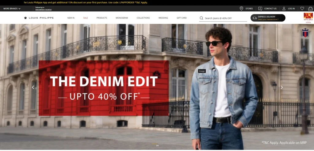 Clothing Franchise in India- Louis Philippe