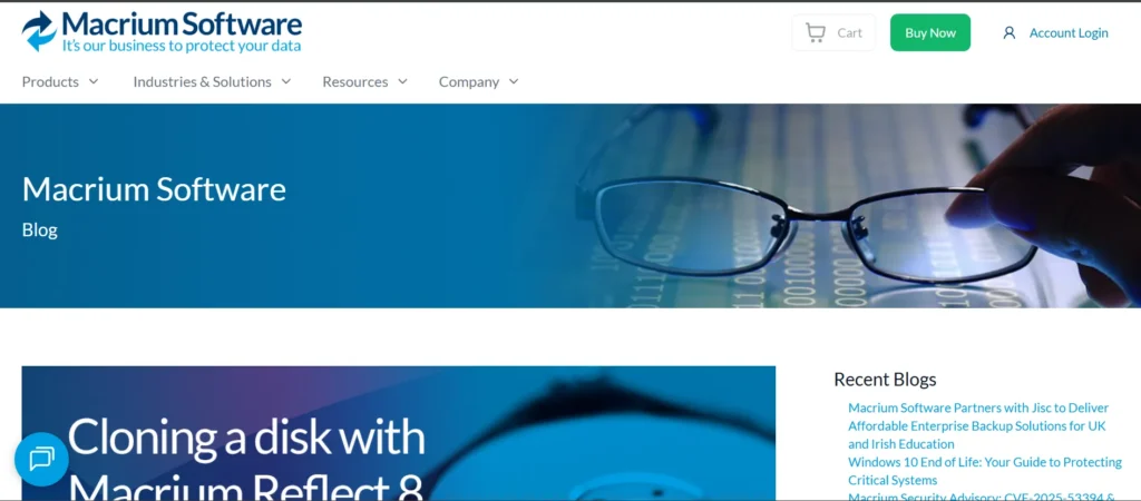 Macrium Reflect - Hard drive cloning software