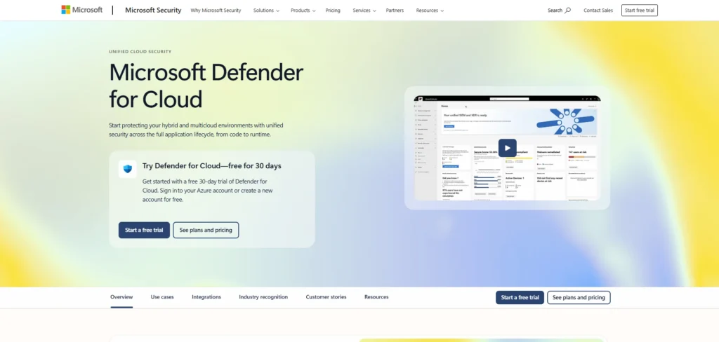 cloud security tools-Microsoft Defender for Cloud