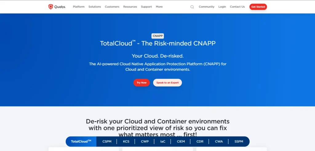 Qualys Cloud Security-cloud security tools