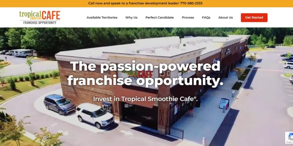 Tropical Smoothie Cafe Franchise Cost