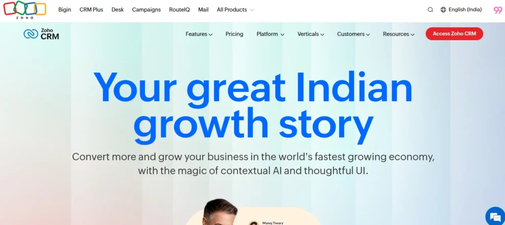 Tool for Automating Inbound Sales - Zoho CRM
