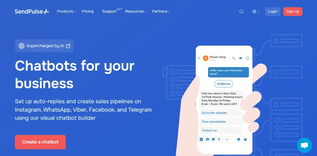 SendPulse - Chatbot Builders