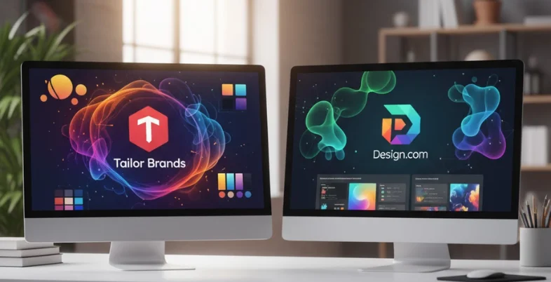 AI Branding Tools Compared Tailor Brands vs Design.com