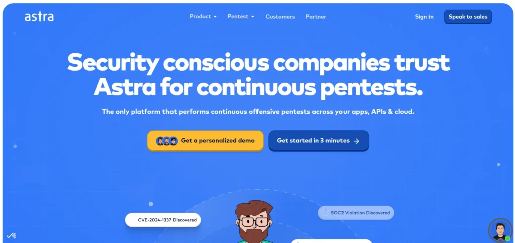 Website Vulnerability Scanners - Astra Security Scanner