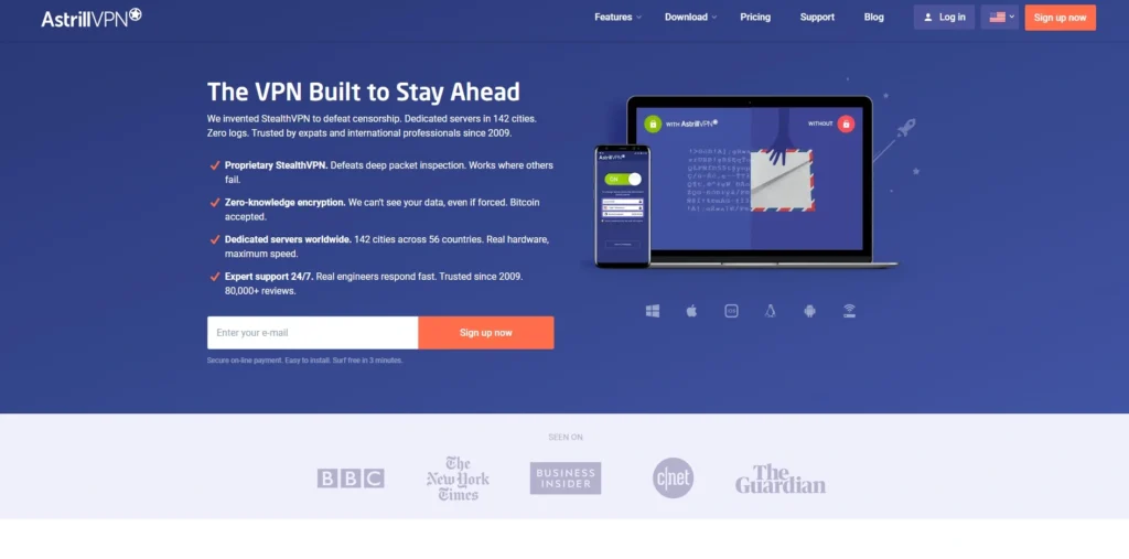 VPN for Chrome- Astrill VPNv