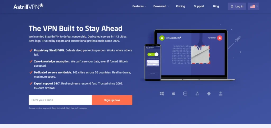 VPN for Gaming - Astrill VPN 