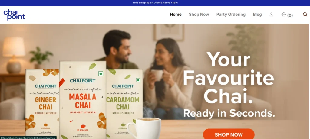Tea Franchise in India- Chai Point 