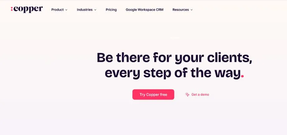 Copper - client management apps