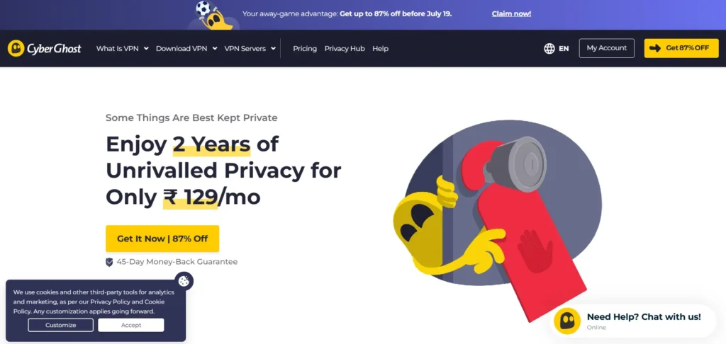 VPN for Chromebook - CyberGhost