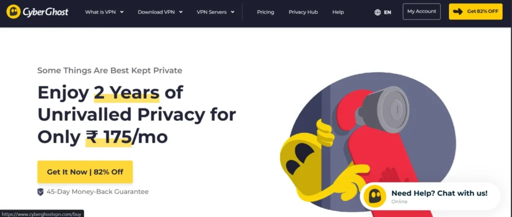 VPN for Chrome- CyberGhost