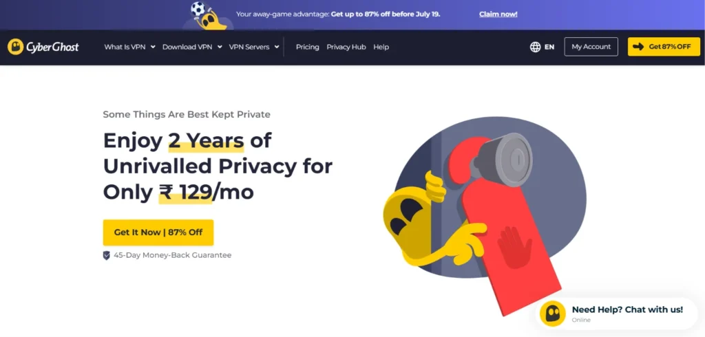 VPN for Gaming - CyberGhost