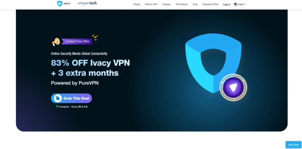 VPN for Apple TV- Ivacy VPN