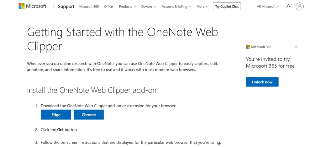 Microsoft OneNote Clipper - Pocket Alternative