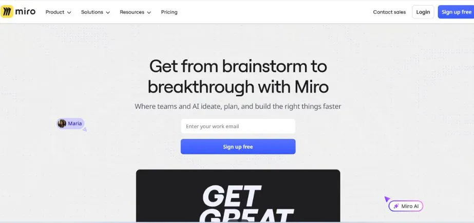 Miro - Productivity Tools for Digital Product Builders